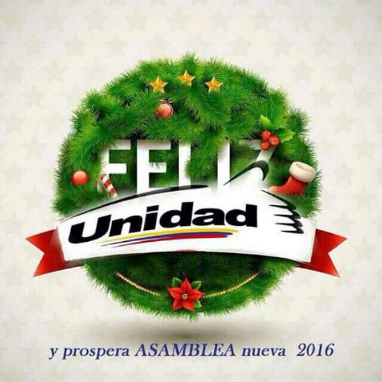 GuerrerosXvzla's tweet photo. Buenos Días Venezuela... Ahora si podemos decir después de mucho tiempo Feliz Navidad y Próspera Asamblea 2016 https://t.co/fnogmk4Edm