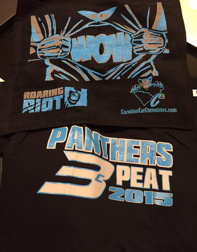 carolina panthers nfc south champions t shirt