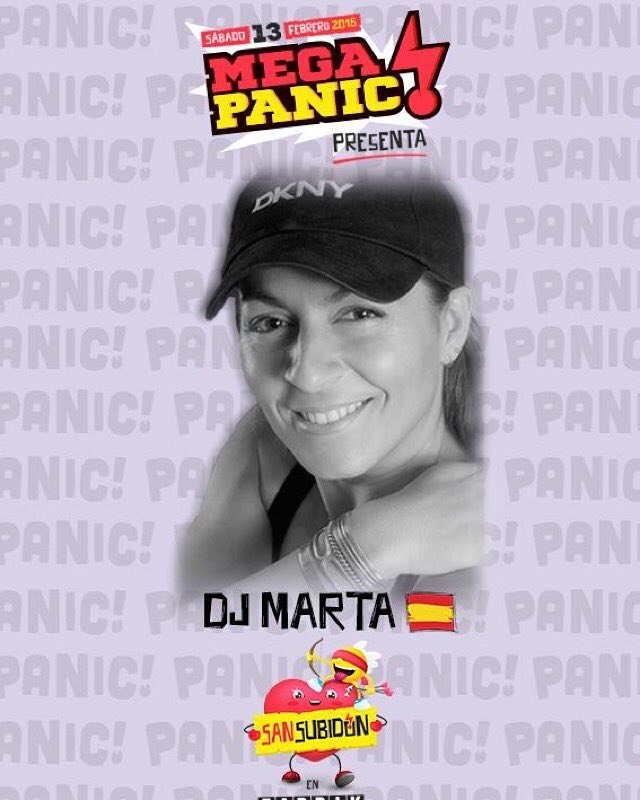 ¡ATENCIÓN! En la zona Panic DJ MARTA!Si te has quedado sin entrada..Próx tramo el dia 9 sansubidon.com
