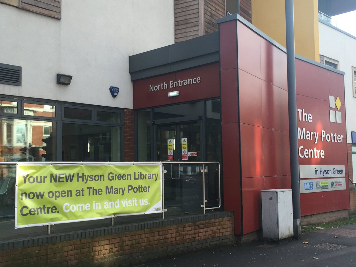 CHP on Twitter "Great to be at the opening of Hyson Green library at