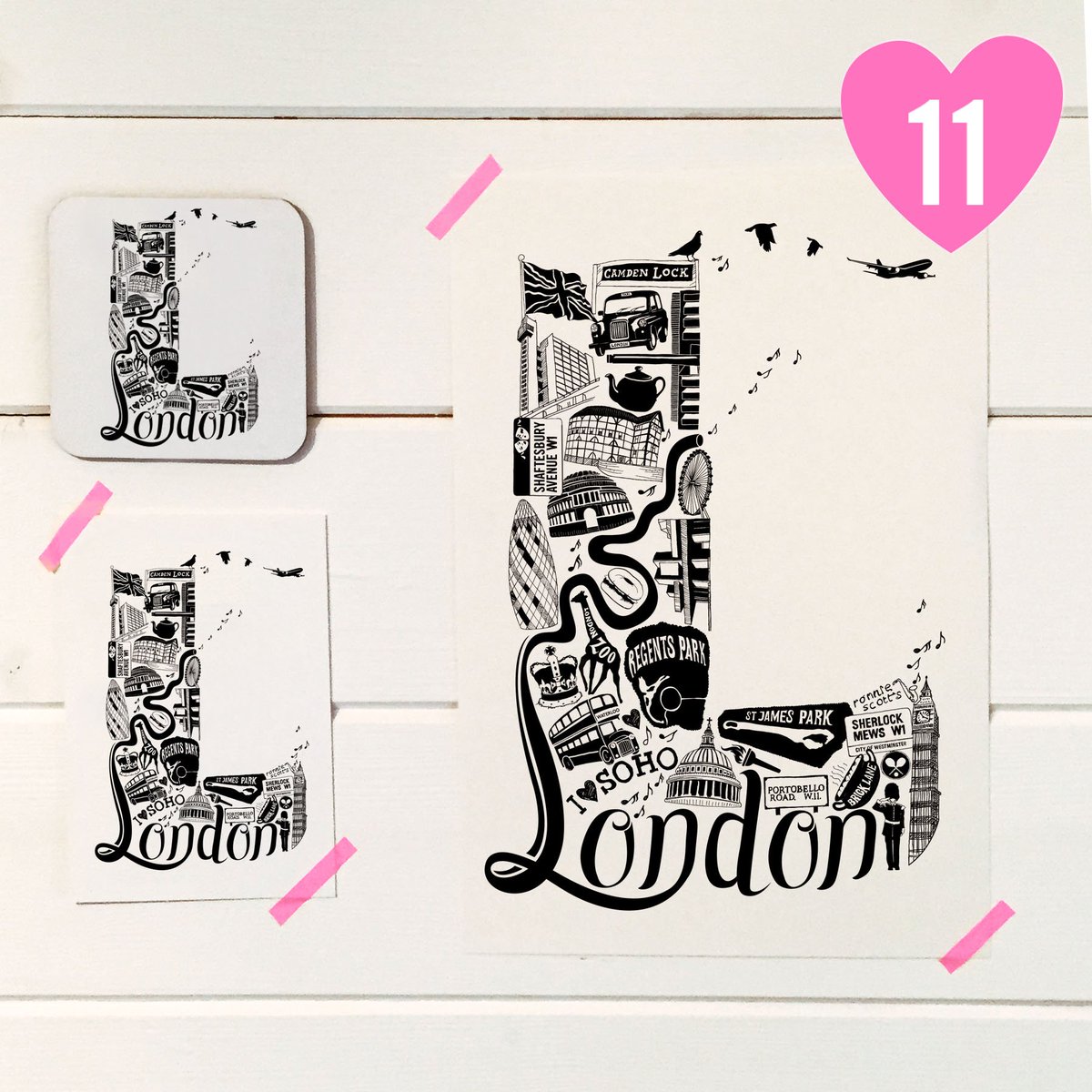 11 shopping days left for #lucylovesthis gifts #London #screenprint #christmasgifts lucylovesthis.com/ourshop/prod_2…
