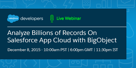 SalesforceDevs's tweet photo. There's still time to register! Hear how you can benefit from Big Data on App Cloud. https://t.co/a2tF0jJGSi https://t.co/RVNHo5TcqZ
