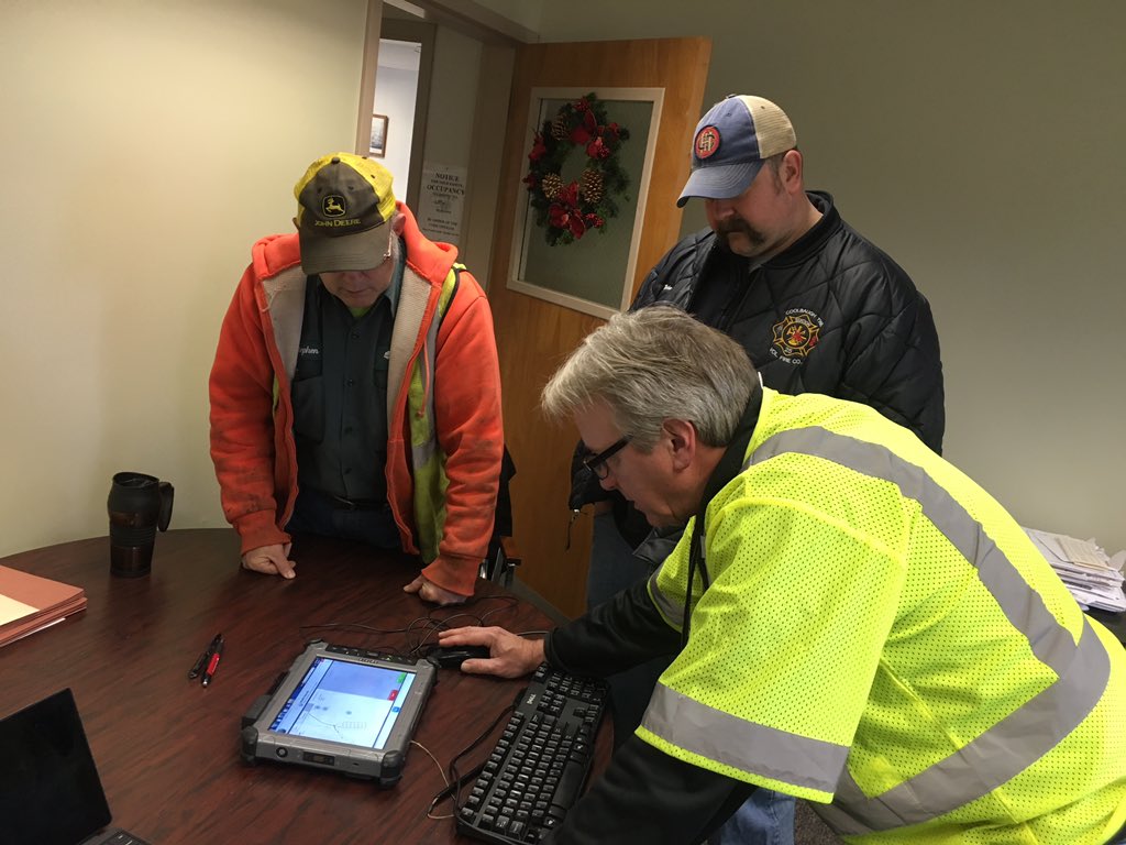 NEPA_Alliance's tweet photo. #NEPA Alliance meeting with #Coolbaugh Twp Road Dept #PennDOT Asset Inventory #Esri #ArcGIS Mobile @ArcGISStateGov https://t.co/EF9BNQB5VF