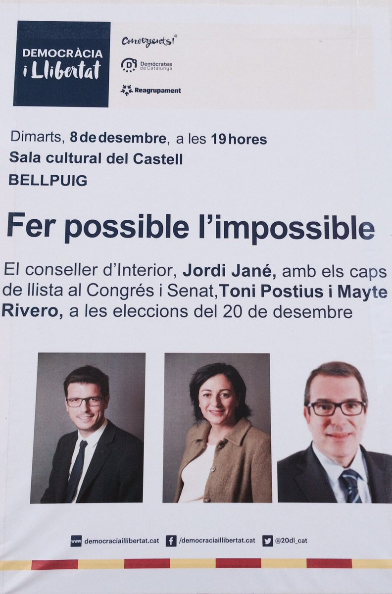 cdcbellpuig's tweet photo. @oi_ciulleida @ConvergenciaCAT @JNCatalunya https://t.co/wLa1KE4n0q