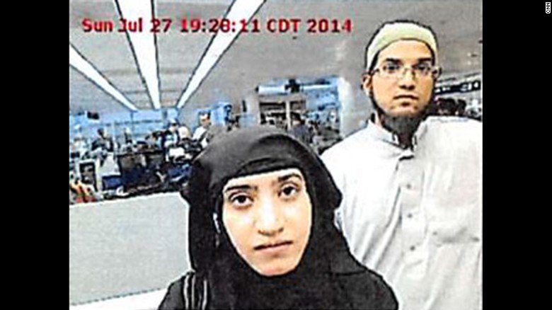 New photo shows Farook and Malik entering US at Chicago O'Hare