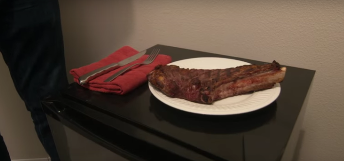 clickclickclick's tweet photo. Nick Offerman --aka Ron Swanson-- is holing up with whiskey+steak to avoid holiday stress. https://t.co/5WKtPj2osb https://t.co/CH6S8Pzjnk