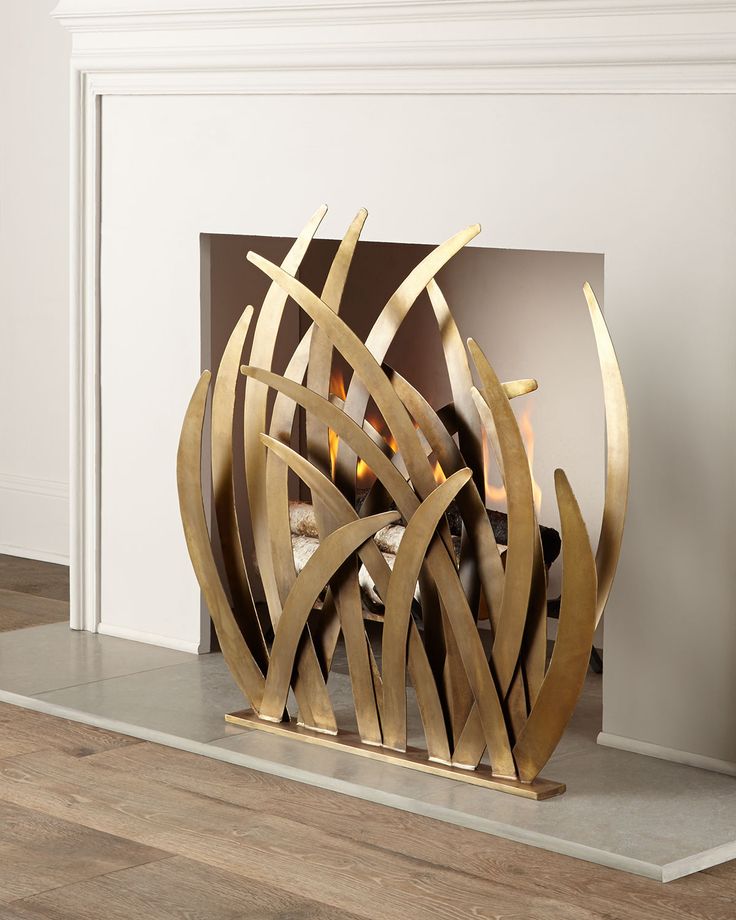 10 Gorgeous Fireplace Screens for Every Home bit.ly/1NznYMn #Interior #Design