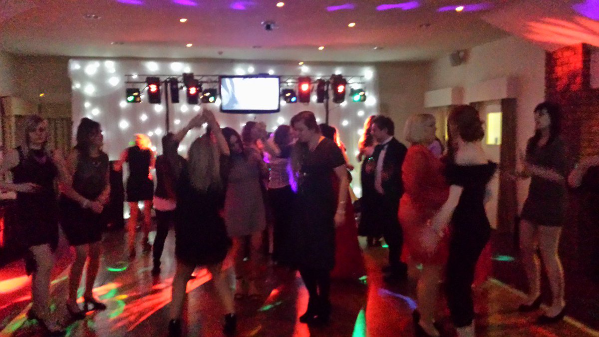 Packed dance floor with everyone celebrating their Xmas party's at <a href="/ryehillgolf/">Rye Hill Golf</a> ! #xmasparty #venue #weddingvenue