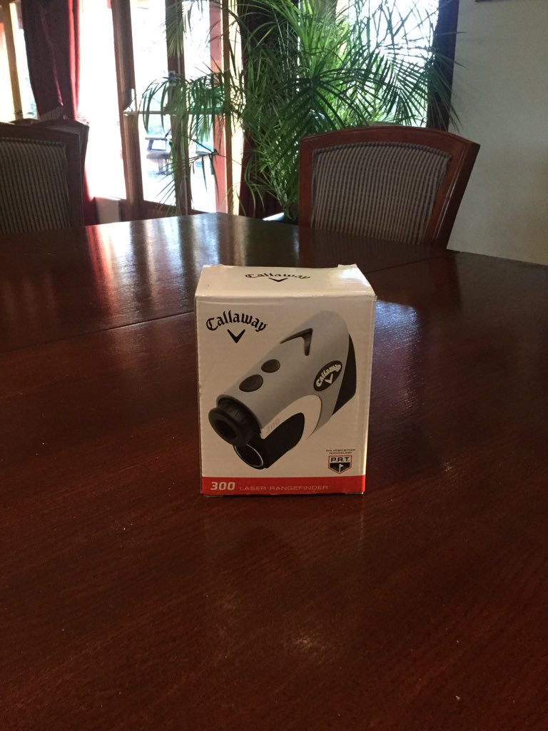 OrchardleighPro's tweet photo. Callaway 300 Series Laser Rangefinder, accurate to within a yard with Pin Acquisition Technology up to 300 yards. https://t.co/b7exlZgQ9t