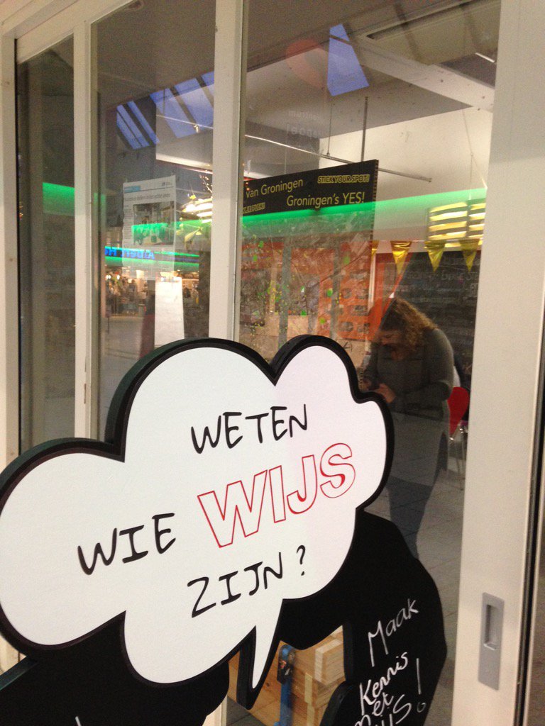 Nu staat 'De JA! van Groningen' @WIJS050 Ga dat zien of vul de JA! hier in: studiomarcha.nl/projects/de-ja…