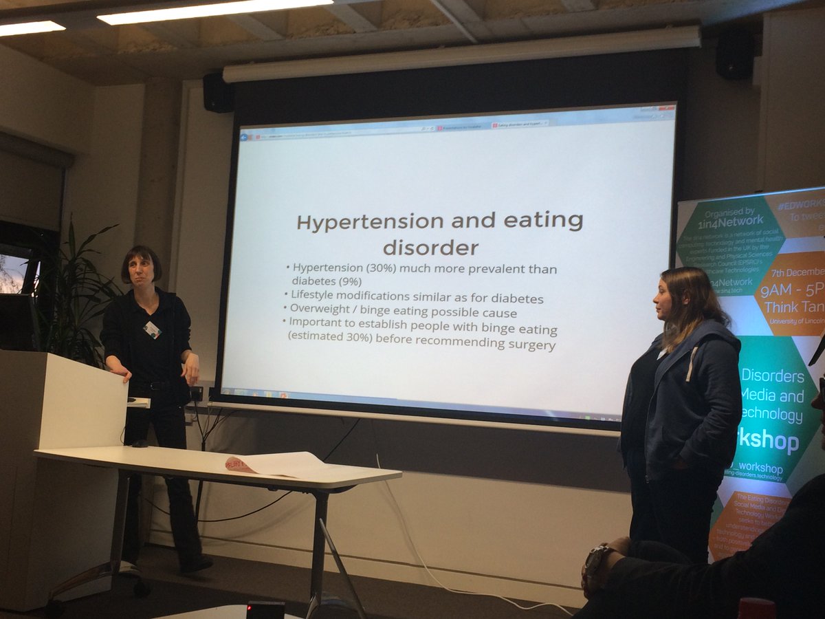 ED_workshop's tweet photo. The final pitch of the day - hypertension and eating disorders #EDworkshop https://t.co/gz6kq9FJk7