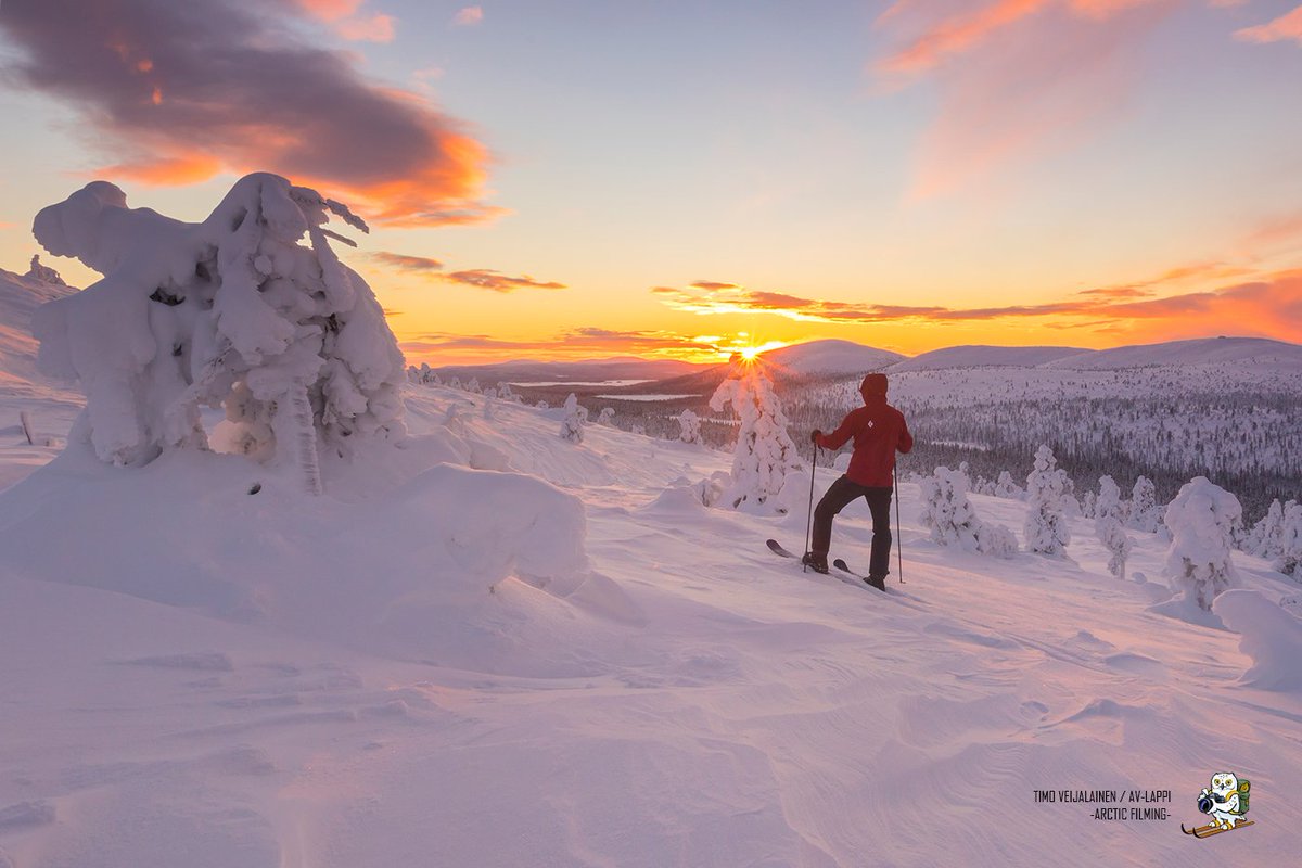 AVLappi's tweet photo. Time to go #outside? Pic from today at #Lommoltunturi. #Lapland #Finland #WinterWonderland #skiing #Polarnight https://t.co/FHUgodu1rg