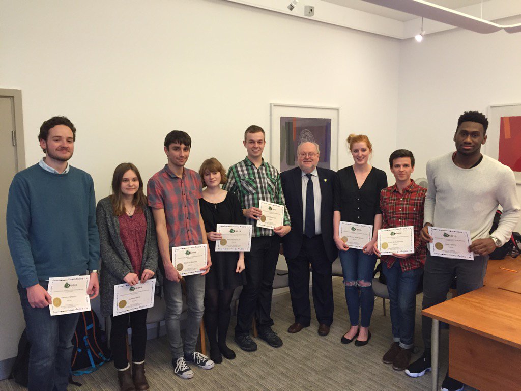 talbotlabTSL's tweet photo. Very proud of our @ExeteriGEM2015 team. Gold medal winners with @UniofExeter VC Sir Steve Smith https://t.co/iR5ctVapQw