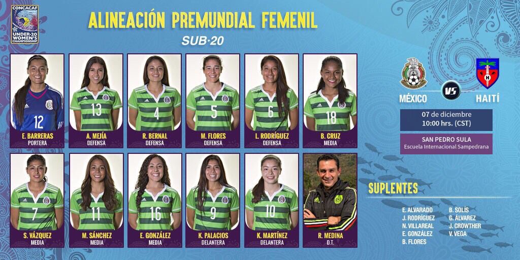 pbenaventeg's tweet photo. #Las11 de @miseleccionmx vs Haiti
¡Vamos 🇲🇽! ¡Vamos niñas! https://t.co/2R6wBMEJsj