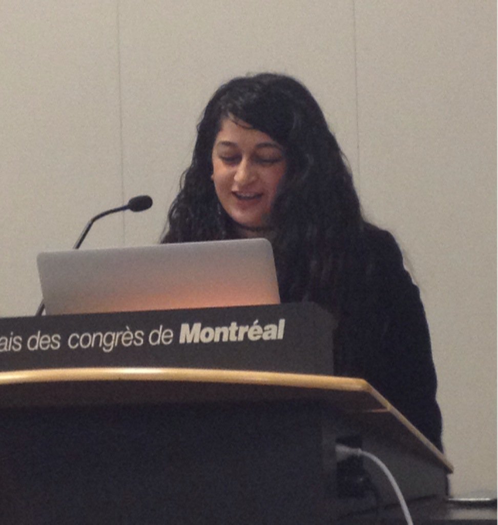 WiMLworkshop's tweet image. &quot;Deep Graph Kernels&quot; contributed talk by Pinar Yanardag at #WiML2015