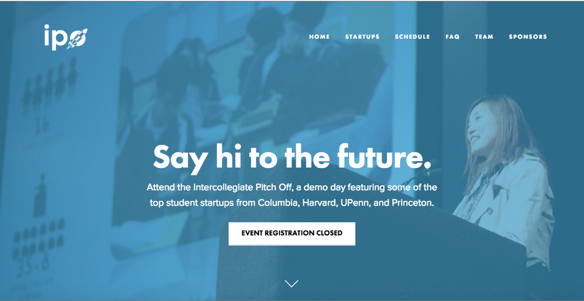 etav3's tweet photo. Here's my write up of 30 Ivy-league startups from the intercollegiate pitch off #iponyc https://t.co/j2kXtIp5e6 https://t.co/CsowEPHdbm