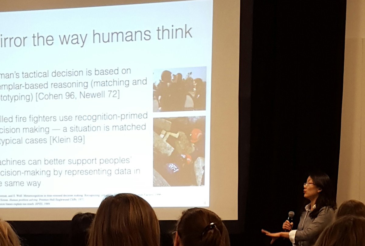 BrownSarahM's tweet image. Learning about interpretive and interactive ML models from @_beenkim #WiML2015