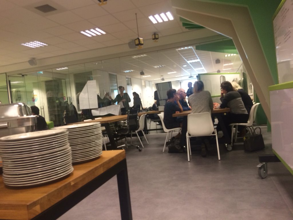 Op Alfa-college afd techniek voor een buffet met <a href="/Engbert/">Marcos Ramírez</a> en <a href="/christinecvdv/">Christine vd Vorm</a>