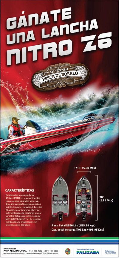 SECTURCampeche's tweet image. 13° Torneo de Pesca Deportiva  #PalizadaPuebloMágico. Del 01 al 03 de Abril de 2016. ¡Participa! #VisitaCampeche