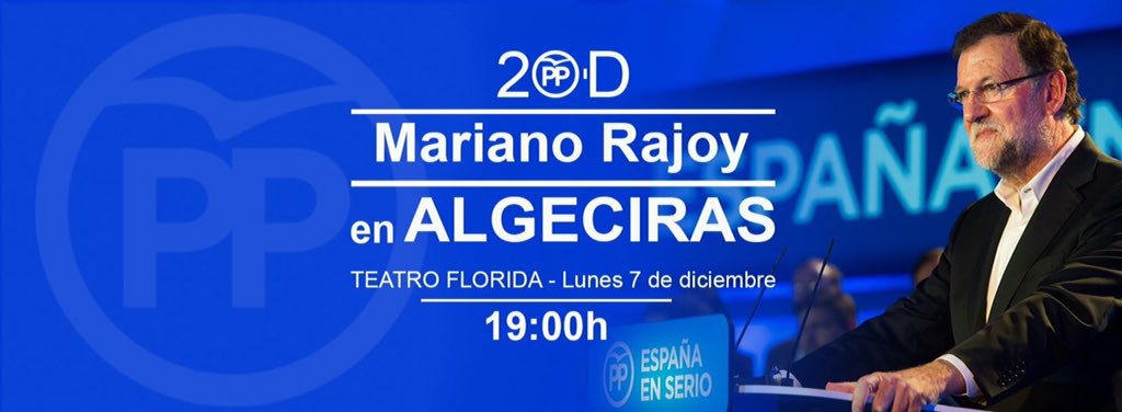 Hoy nuestro presidente <a href="/marianorajoy/">Mariano Rajoy Brey</a> visita nuestra provincia #PartidoPopular #EspañaEnSerio