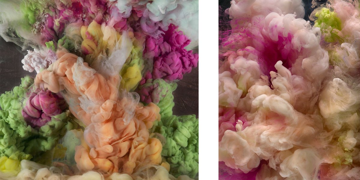 Artist <a href="/kimkeever/">Kim Keever</a> drops paint in water + photographs the gorgeous results bit.ly/1QaRrON @Creative_Boom 🎨💦