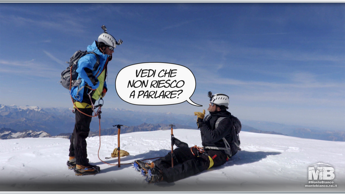FUN FACT: volete provare a zittire qualcuno? Portatelo in vetta al #MonteBianco!