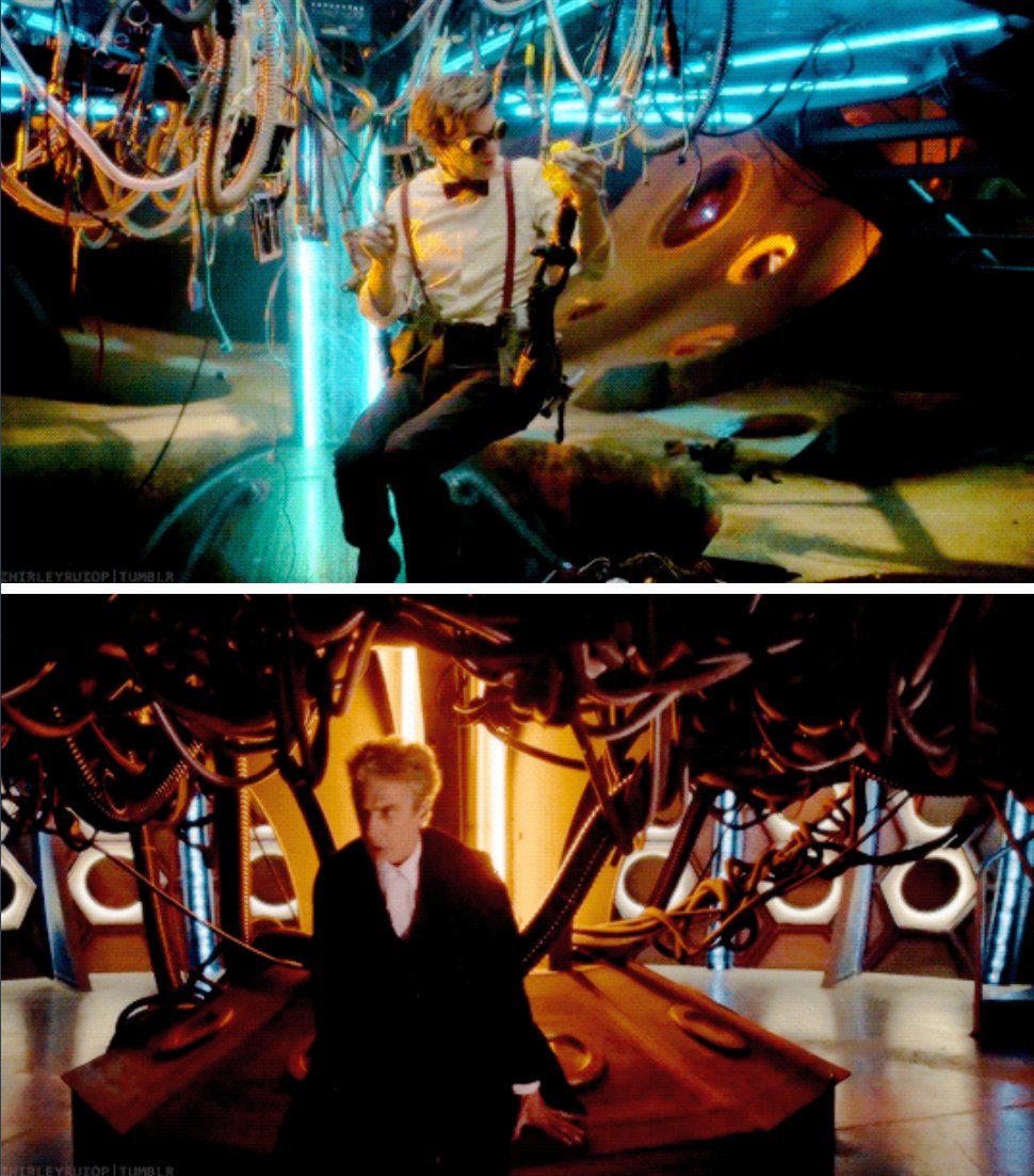 DoctorF0rever's tweet image. It’s always you and her isn’t it? Long after the rest of us have gone. A boy and his box off to see the universe.