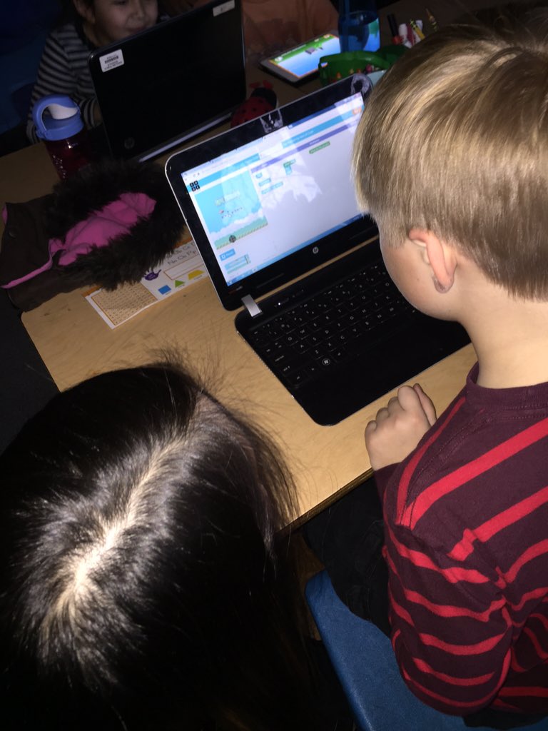 FazioHaley's tweet image. Ms. Le's 1st graders #HourOfCode #HighlineCodes #FlappyCode @FazioHaley @HighlineSchools