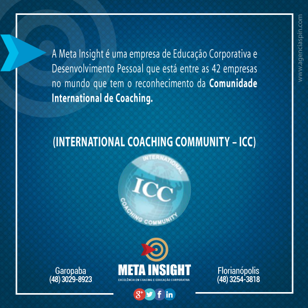 MetainsightBR's tweet photo. Somos a única empresa de SC com o selo @ICC #MetaInsight #coaching #ICC https://t.co/DcZJS1Z565