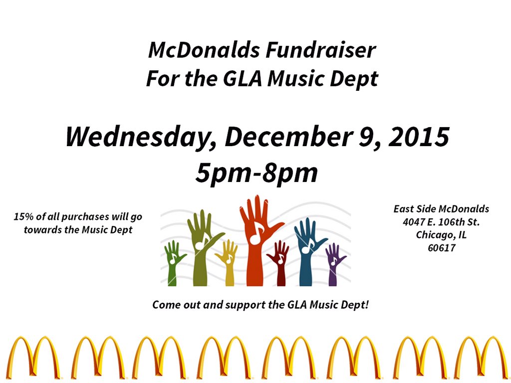 We hope you can join us in supporting our Music Department Fundraiser