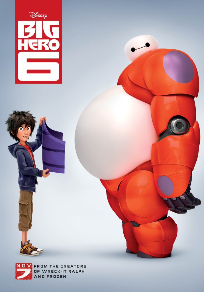 RT - Frozen
LIKE - Big Hero 6