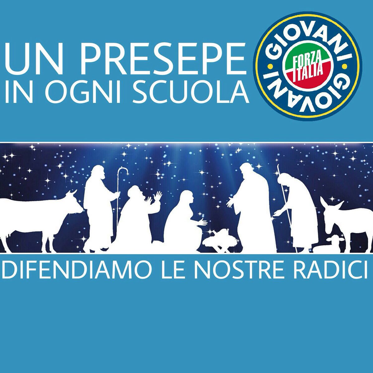 @FI_Giovani lancia campagna "Un #presepe in ogni scuola".Non si sacrifichi Natività per malinteso multiculturalismo