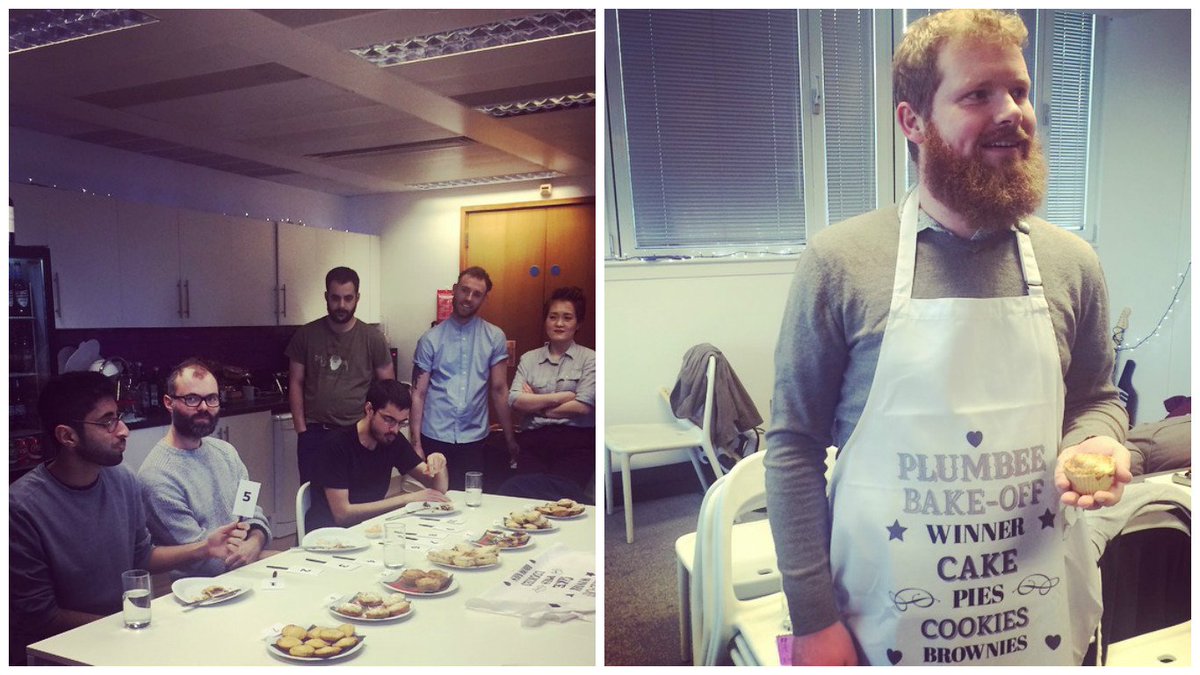 Plumbee's Mince Pie #BakeOff was a huge success! With the crowning apron awarded to Darren, congratulations!