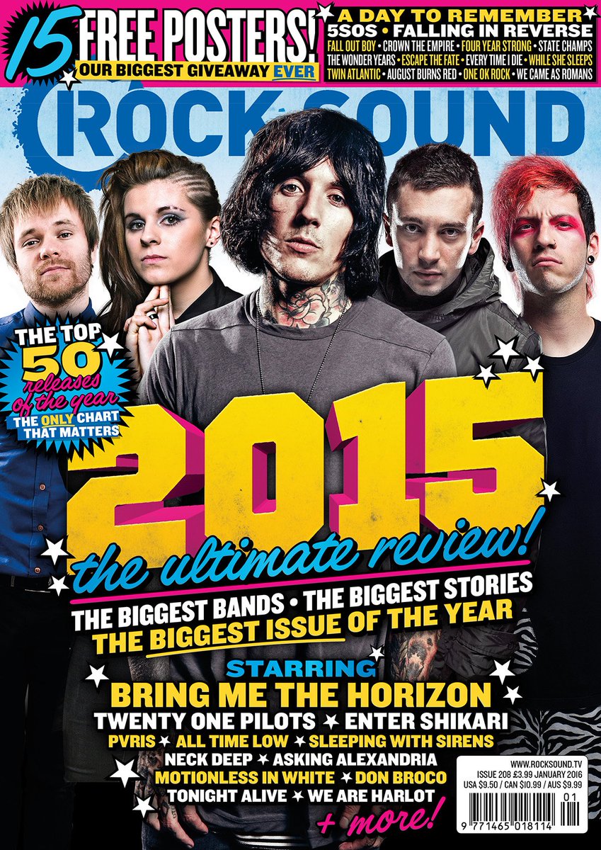 rocksound's tweet photo. The biggest bands, the biggest stories, the biggest issue of the year! https://t.co/I3rtDQorzA https://t.co/FKKDATYJb1