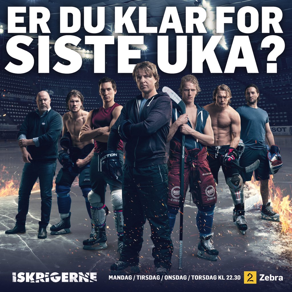 Sesongens siste fire episoder #iskrigerne i starter i kveld. Kl 2230 @Tv2Zebra