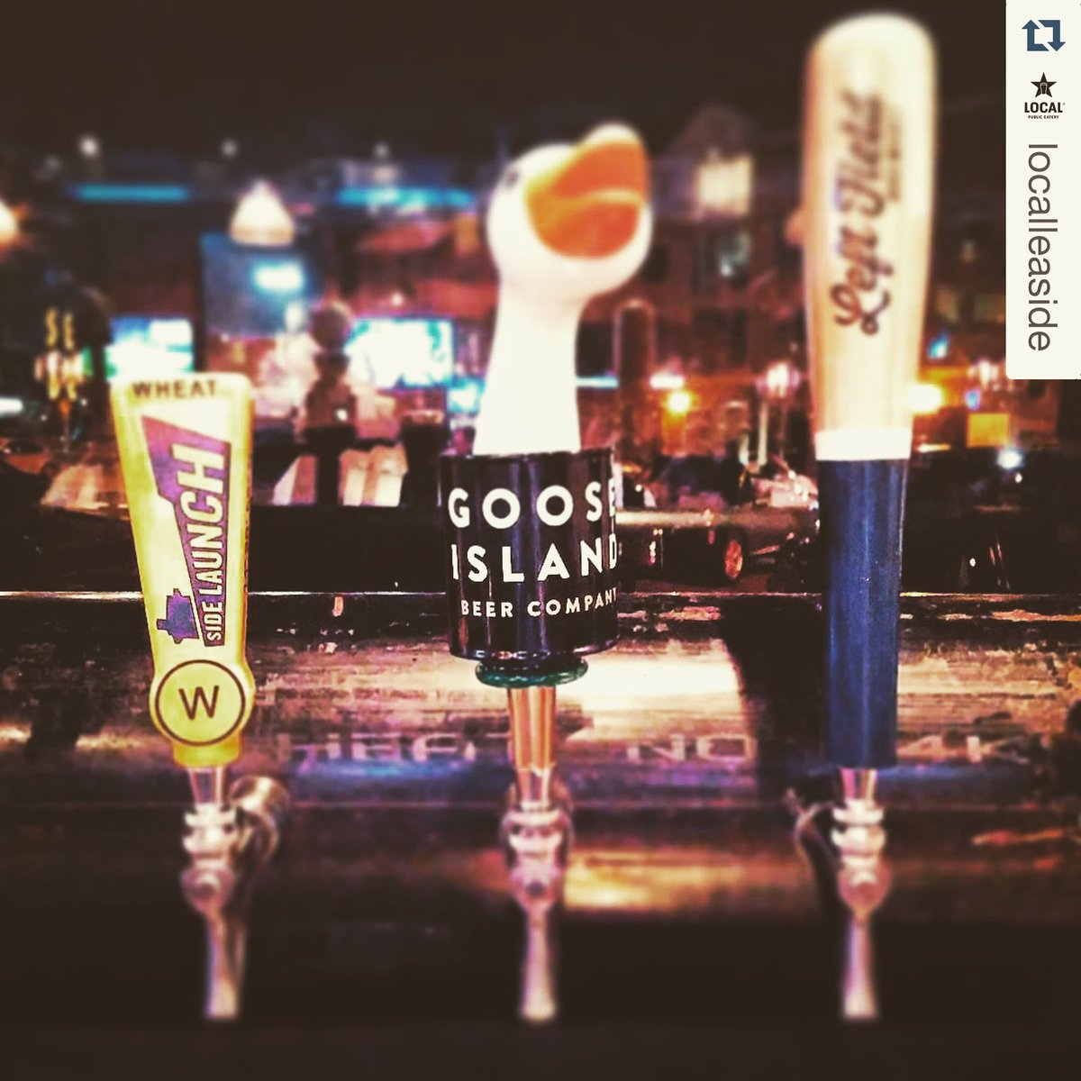 sidelaunch's tweet photo. #SLWheat pouring at @localleaside in great company with @LFBrewery! #craftbeer https://t.co/GC1OVhVlQc