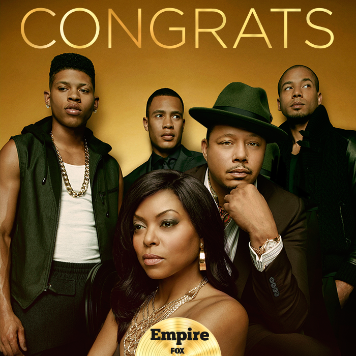 EmpireTVSeries's tweet photo. Congrats to the entire #Empire team on the Grammy nomination for Best Compilation Soundtrack for Visual Media. https://t.co/EDhsxPCRQy