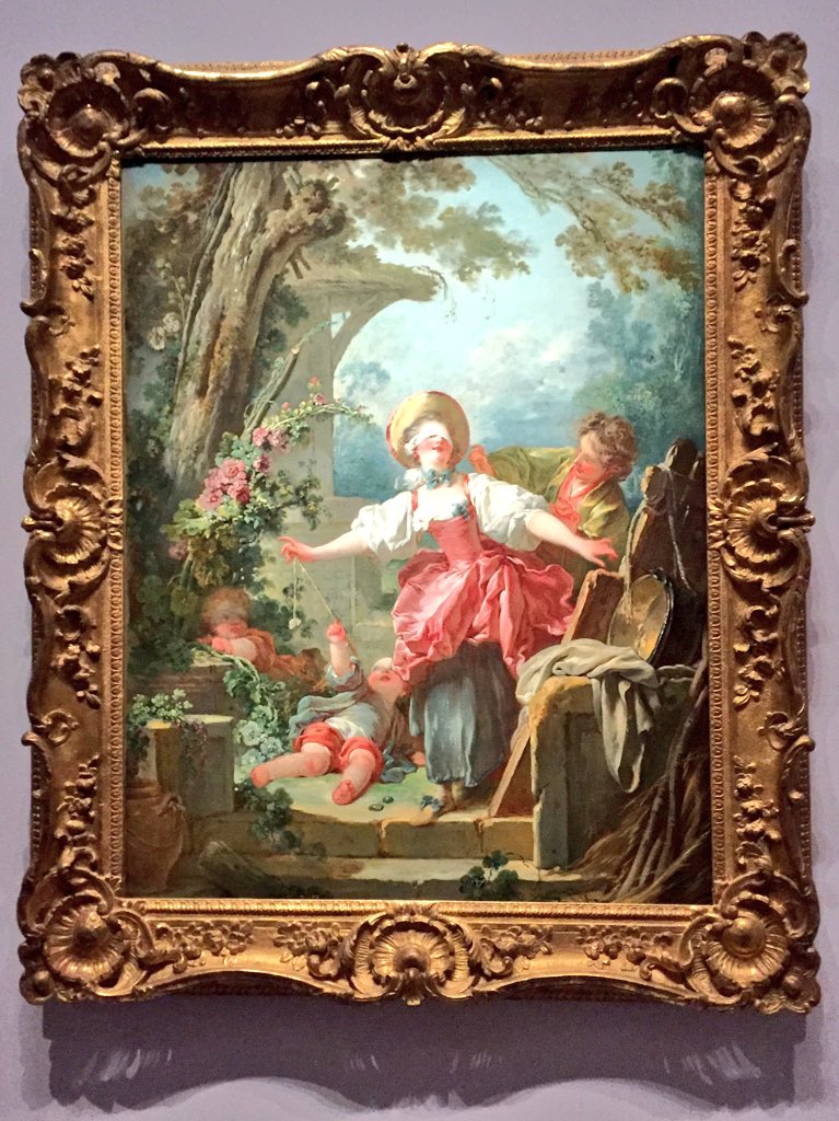 CulturezVous's tweet photo. Le colin-maillard selon #Fragonnard
Qui est aveugle, qui est dupé?
Un jeu pas si innocent.. #smv221 @museeluxembourg https://t.co/pTteSXXoVl