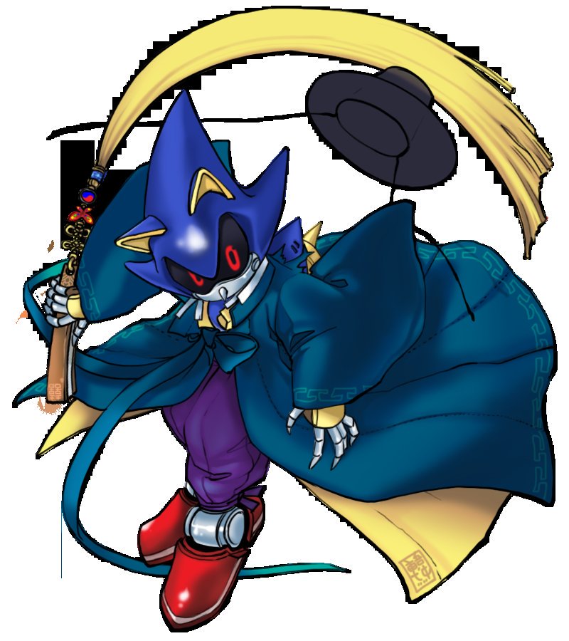 255707 - safe, artist:tiolimond, metal sonic (sonic), fictional