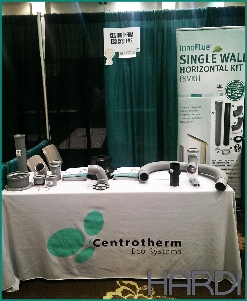 We're at Booth #127 at <a href="/HARDInews/">HARDI</a>! 

Come and say hello and learn about InnoFlue polypropylene vent systems!