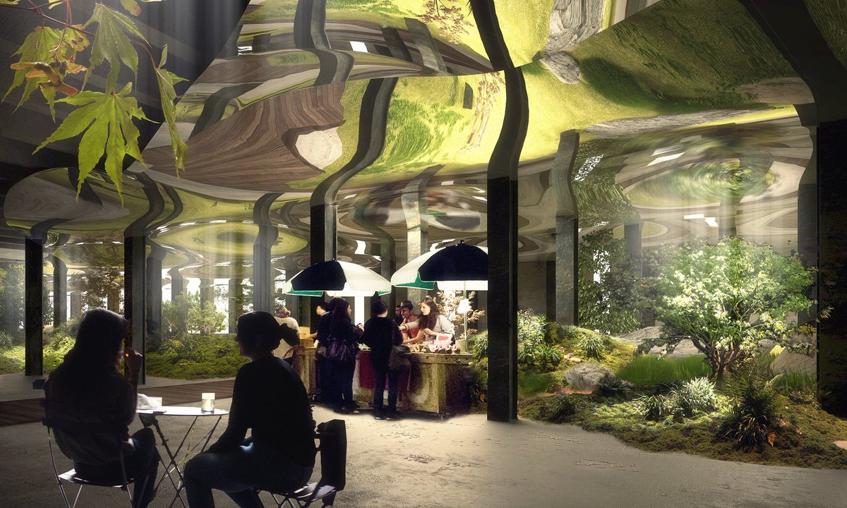 lowlinenyc's tweet image. A5: In NYC's dense LES, the #Lowline is a scrappy way to create public space where there's none left #ModernMonday