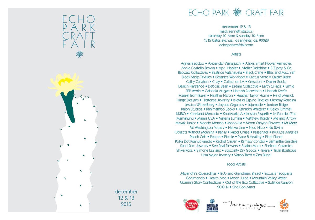 Echo Park Craft Fair tweet media