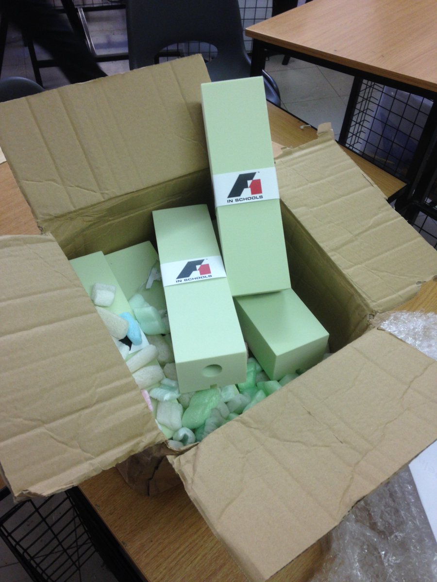 Very excited to receive our order of blocks that we will build our car out of