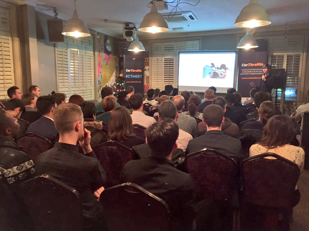 adnanebrahim's tweet photo. Full house at the first #CTWorkshop! Great talk from @jasonfenske13 who flew in from LA! @CarThrottle https://t.co/tuMrfPaKOh