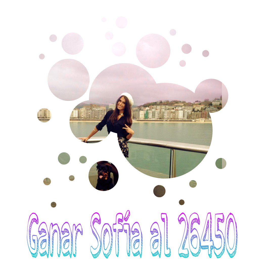 MJKYasmina's tweet photo. #GanarSofiaAl27450 #GHDirecto #TeamArpias #AupaSofia #ATopeConSofía #350MaletinesParaSofia https://t.co/o2xyGMldM8