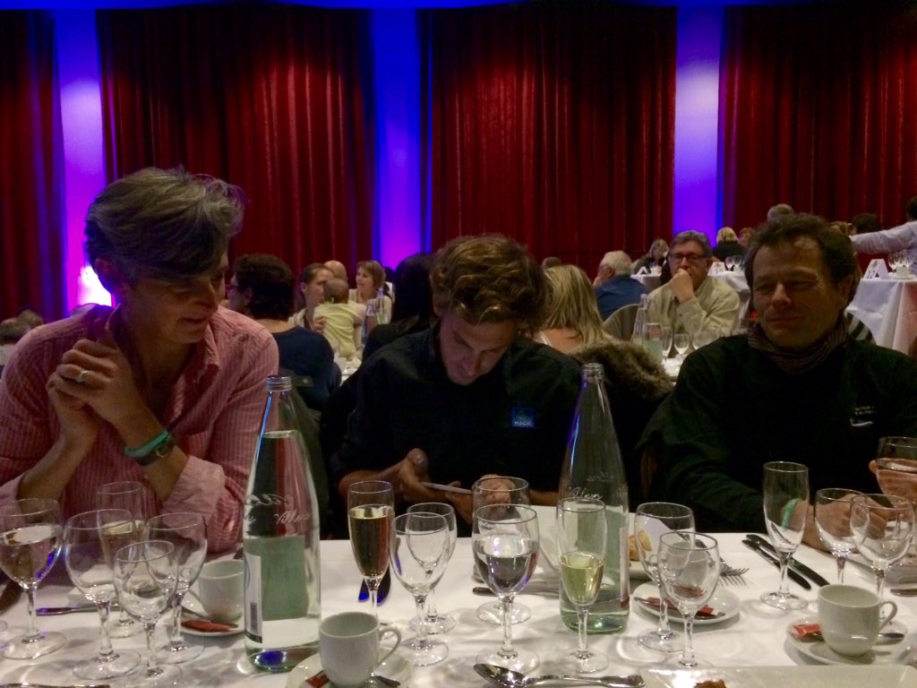 FredMinucci's tweet photo. Live Soirée des sportifs du Havre! Avec Anne Chevet, Thierry Pirouelle, Charlie Dalin et maman Dalin. @CharlieDalin https://t.co/Npylt277f1
