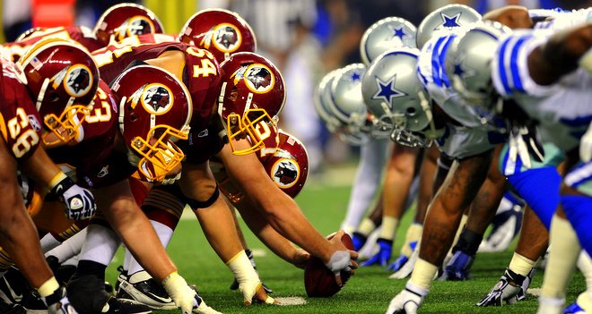 The Dallas Cowboys take on the Washington Redskins at 7:30 p.m. Drink Specials: $2.50 U Call Its