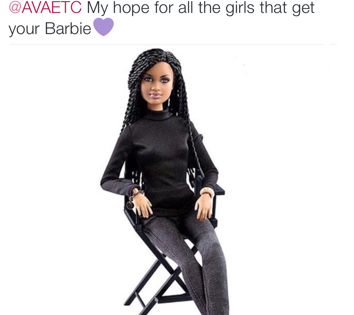 BeautyGap's tweet photo. .@Barbie 's @AVAETC doll is beautiful and sold out in ONE day!  #beautygap https://t.co/ZQQfBjYQDv