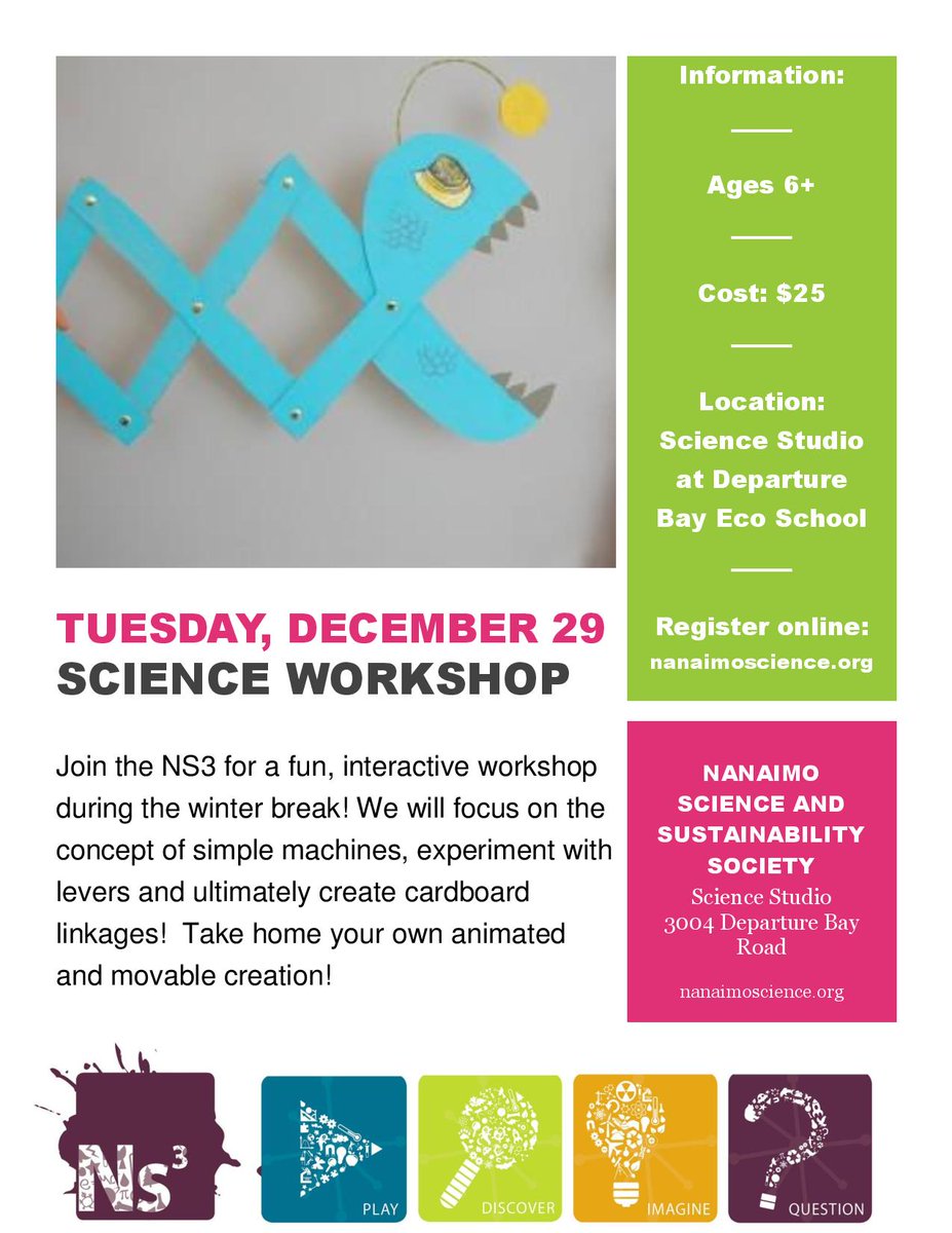 Check out our winter workshop on Dec 29 from 2-4! age 6+ $25, #NS3 #ScienceStudio register: bit.ly/1NBROje