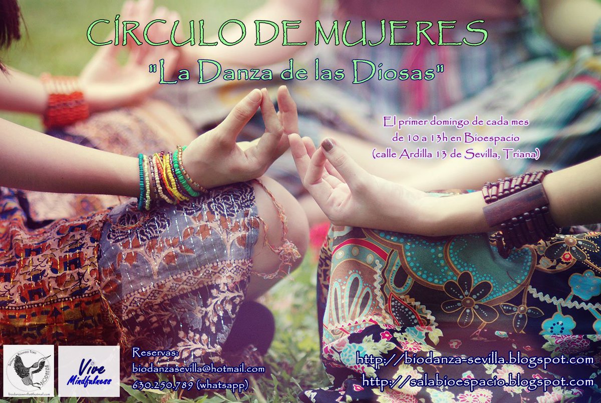 yolandamope's tweet photo. #CírculodeMujeres "LA DANZA DE LAS DIOSAS". 1 domingo al mes de 10 a 13h en #Bioespacio. 13 de diciembre. https://t.co/6w8ZX7qmLC